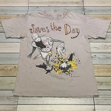 Vintage Saves the Day Emo Band Tour T-shirt Short S to 5XL EC012