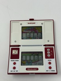Nintendo Game and Watch 1985 Black Jack Handheld BJ-60 Multi-Screen Complete