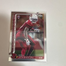 Topps 2015 Topps Chrome David Johnson Rookie Card #177 Arizona Cardinals NFL. rookie card picture