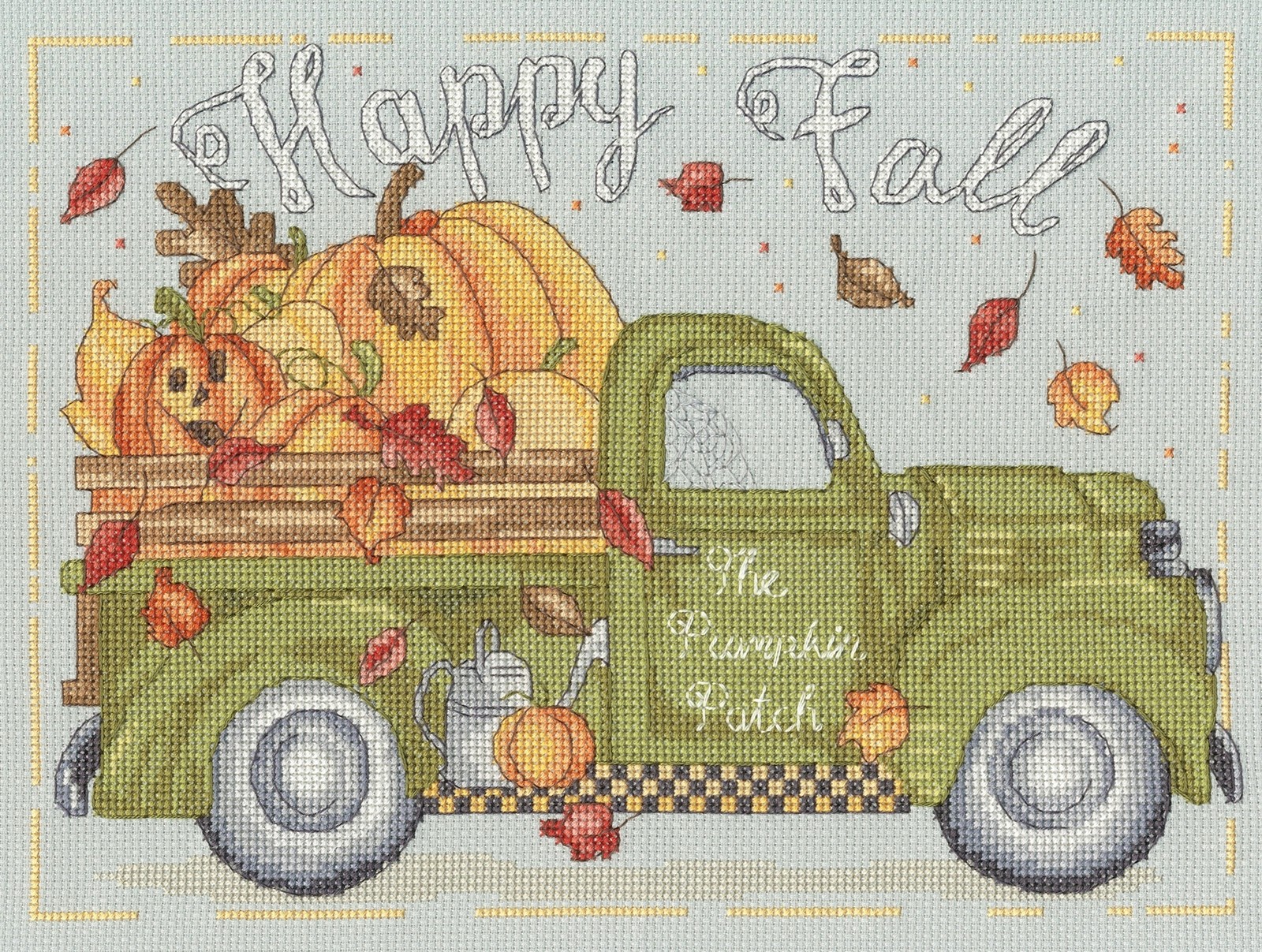 The Pumpkin Patch Cross Stitch Kit By Bothy Threads