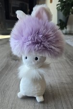Aurora Fungi Friends Mushroom White Purple Plush 10" Abigail