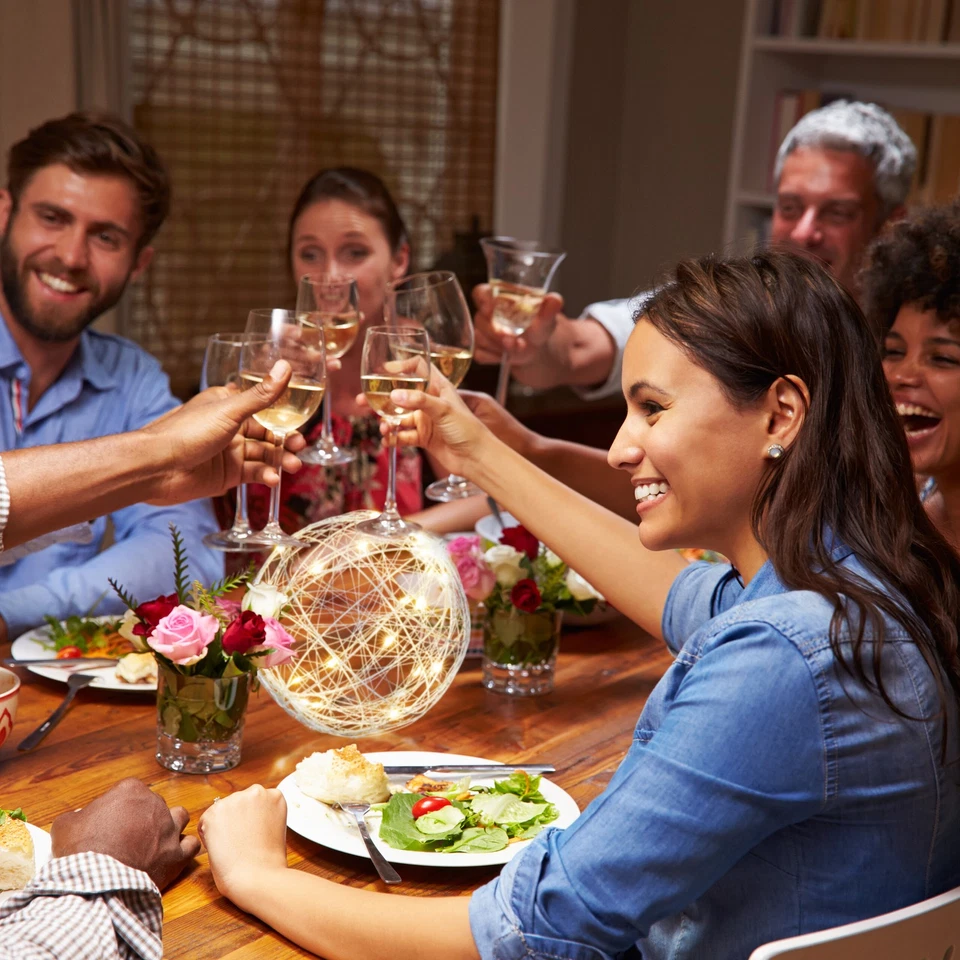 Sfera a led decorativa Palla di luci 3 m 260 g Sfera luminosa Lampada decorativa - Immagine 3 di 4