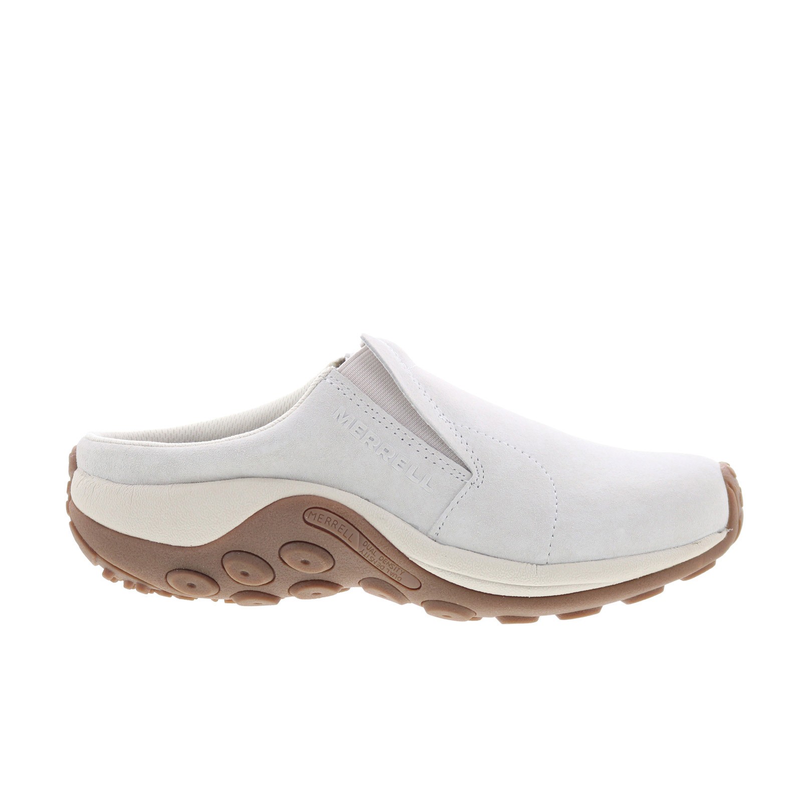 Merrell Jungle Slide J003972 Женские белые сабо-слипоны из нубука на плоской подошве 11690₽