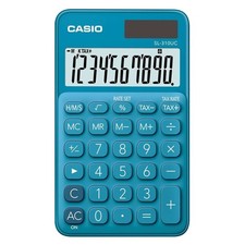 Calcolatrice tascabile Casio SL-310UC-BU: blu