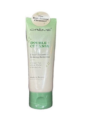 The Crème Shop Korean Skincare Double Cleanse daily cleanser / makeup remover 