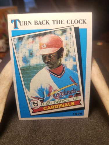 Lou Brock #662 1989 Topps card