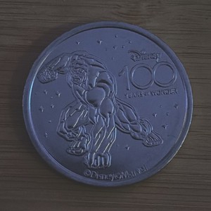 Disney World Pocket Medallion Coin - Disney 100 Years Of Wonder - The Hulk