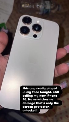 Apple iPhone 16 Pro - 128 GB - Desert Titanium (Unlocked) for sale