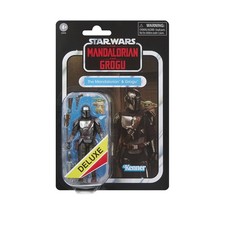Star Wars Vintage Collection Deluxe 3.75 The Mandalorian & Grogu Action Figure