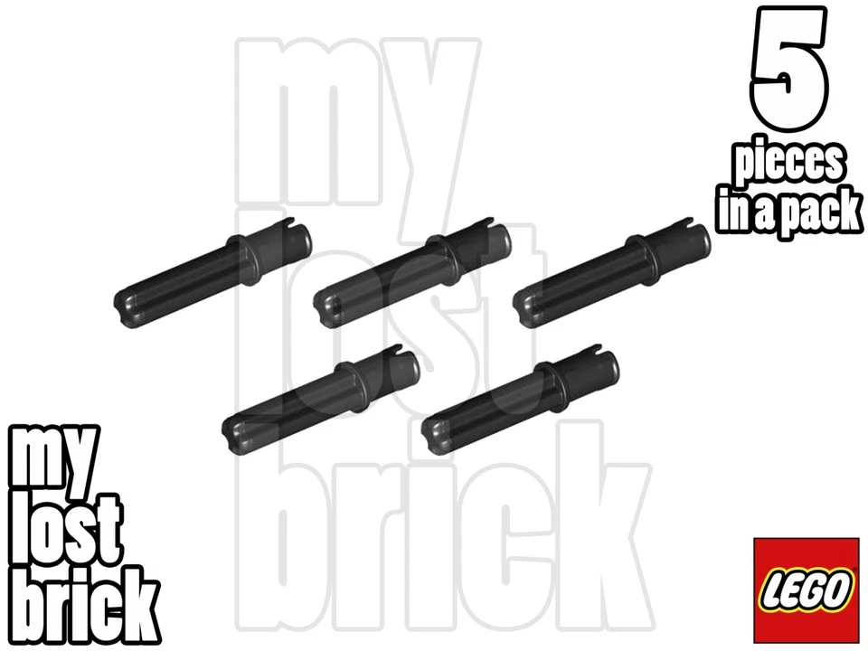 4x Lego Part No 18651 in Black