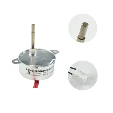 Synchronous Motor TYC-40 AC 12V 5RPM CW/CCW Flat Shaft 35MM for Fiber Optic Ligh