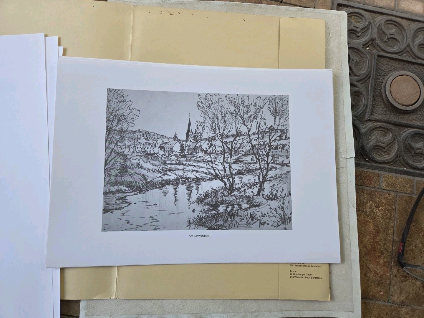 Ernst W. Krupp Waldfischbacher Impressionen 800 Years 1982 Art Book Prints -RARE