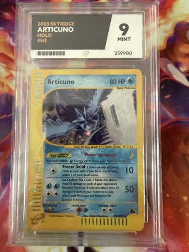 Pokemon Articuno Holo Skyridge H3/144 ACE9 Mint