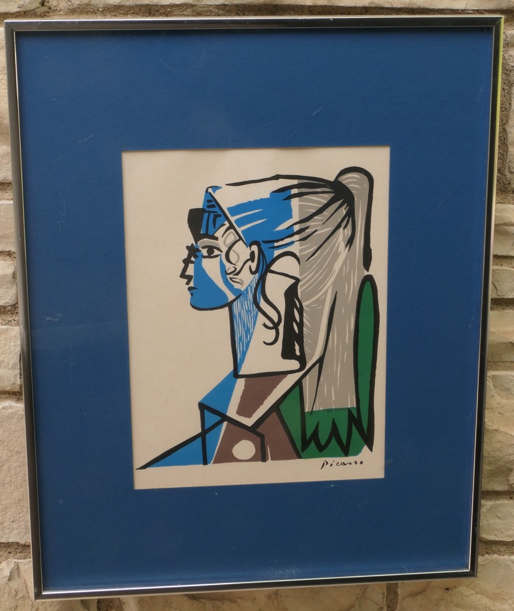 Sylvette au Fauteuil/パブロ ピカソ/アートポスター PABLO PICASSO LITHOGRAPH 
