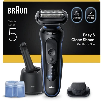 Rasoir électrique BRAUN Series 5 52-B7200cc Clean&Charge - Photo 1/4