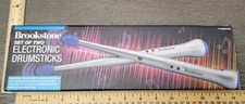 Brookstone Electronic Drum Sticks Set Of Two Sticks with Speakers