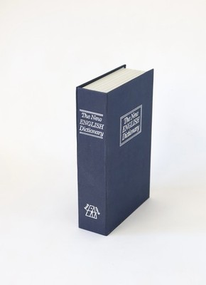 Versteckter Safe Buch ''Das neue englische Wörterbuch'' Codeschloss Aufbewahrungsbox