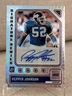 2023 Donruss Optic PEPPER JOHNSON Signature Series Holo Autograph #SS-PJ Auto SP