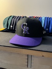 New Era 59Fifty Colorado Rockies Official On-Field Hat Cap-Fitted Size 7 3/8