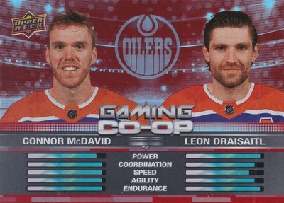 McDAVID / DRAISAITL   24-25  UPPER DECK SERIES 1   GAMING CO-OP  # CGO-1