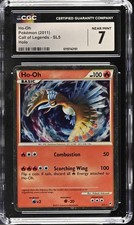 Ho-Oh (Shiny) SL5 Call of Legends Holo CGC 7