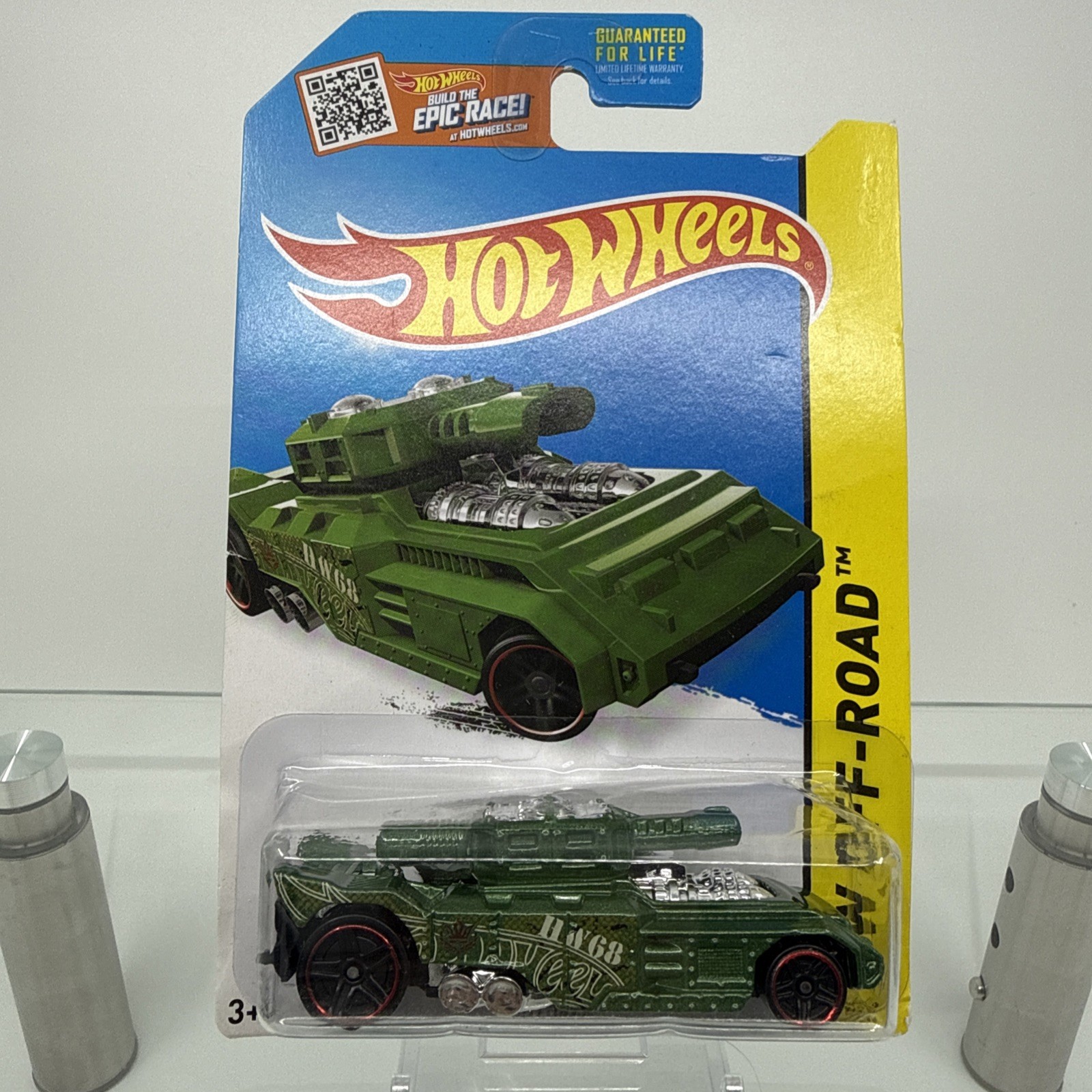 2015 HOT WHEELS, GREEN COLOR INVADER, HW OFF ROAD #87/250 HEAVY!