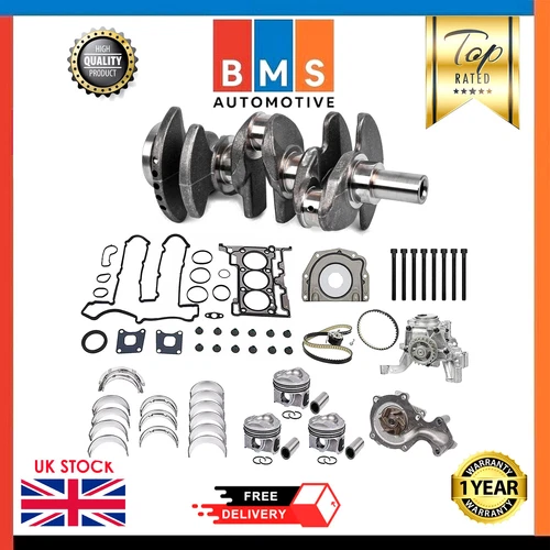 FORD ECOBOOST M1DA 1.0 B-MAX PETROL ENGINE WITH ENGINE REBUILD PARTS FIESTA NEW