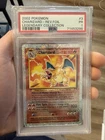 Pokémon Charizard 3/110 Legendary Collection Reverse Holo Rare PSA 1