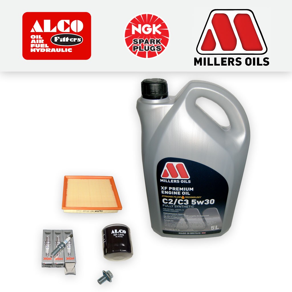 SERVICE KIT for VAUXHALL OPEL ASTRA K 1.2 OIL AIR FILTERS PLUGS +OIL (2019-2022)
