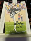 Ray Guy Signed Autographed NFL HOF Goal Line Art Card Los Angeles Raiders JSA