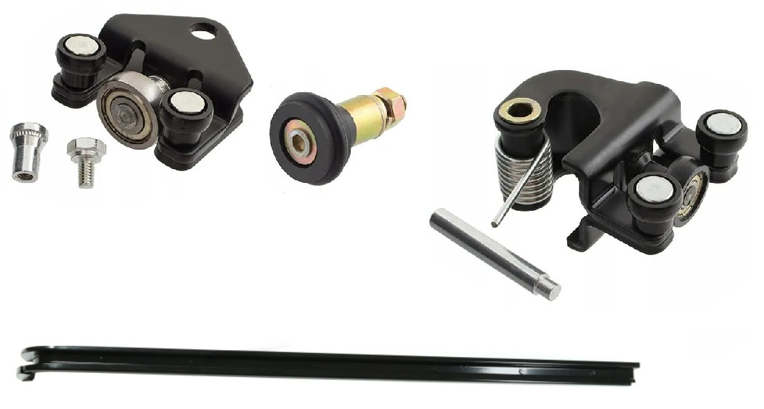Set rouleau guidage porte coulissante droite Master Movano Primastar 2001 2002 2005