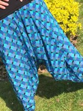 Lot of Vintage Silk Saree Women Boho Harem Pants, Hippie Festival Yoga Pant