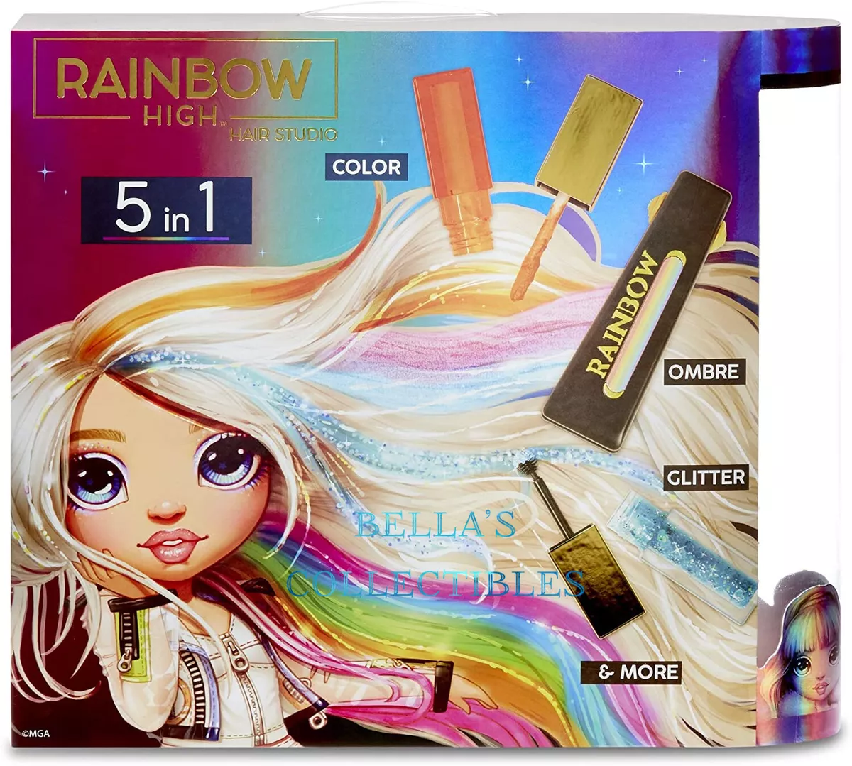 Rainbow High Hair Studio & Hair Salon Unboxing Exclusive Doll