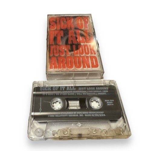 Sick Of It All Just Look Around (Cassette Tape, 1992, Relativity Records) - Picture 3 of 3