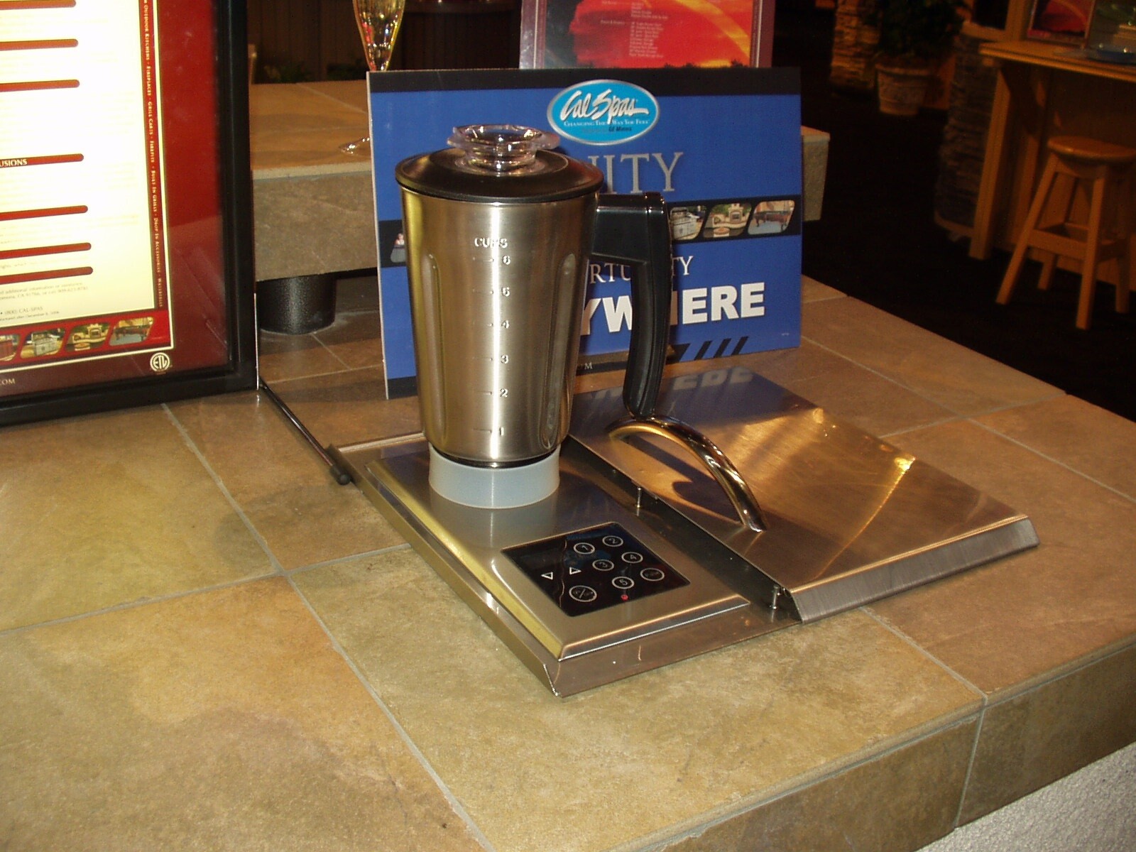 In Counter Blender & Food Processor (Nutone Food Center) w 1000W Drop-in Motor