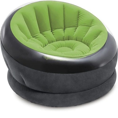 Intex 68582NP poltrona gonfiabile Empire poltroncina verde giallo azzurro Rotex - Foto 2 di 8