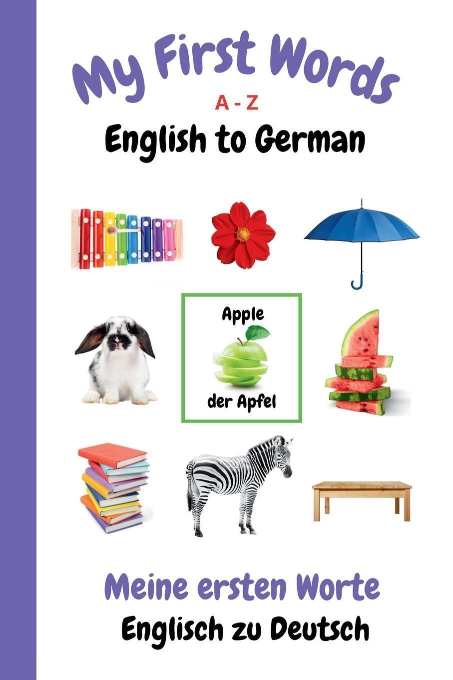 Thumbnail - My First Words A - Z English To German Sharon Purtill Taschenbuch
