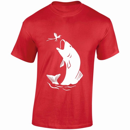 T-Shirt Forellenangeln (weiß) Karpfen Fliegenfischen Köder Geburtstag Vatertag Geschenk Weihnachten - Bild 2 von 10