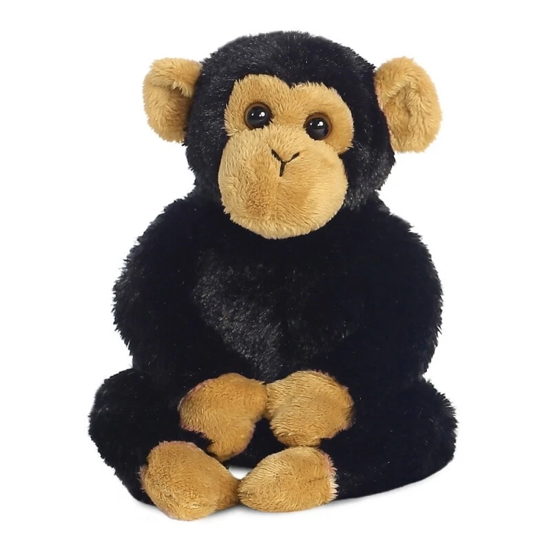 CHIMP SOFT TEDDY BEAR TOY AURORA FLOPSIES 20cm CLYDE CHIMPANZEE CUDDLY PLUSH
