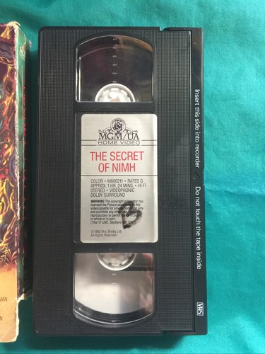 The Secret of NIMH (VHS, 1990) - Picture 4 of 6