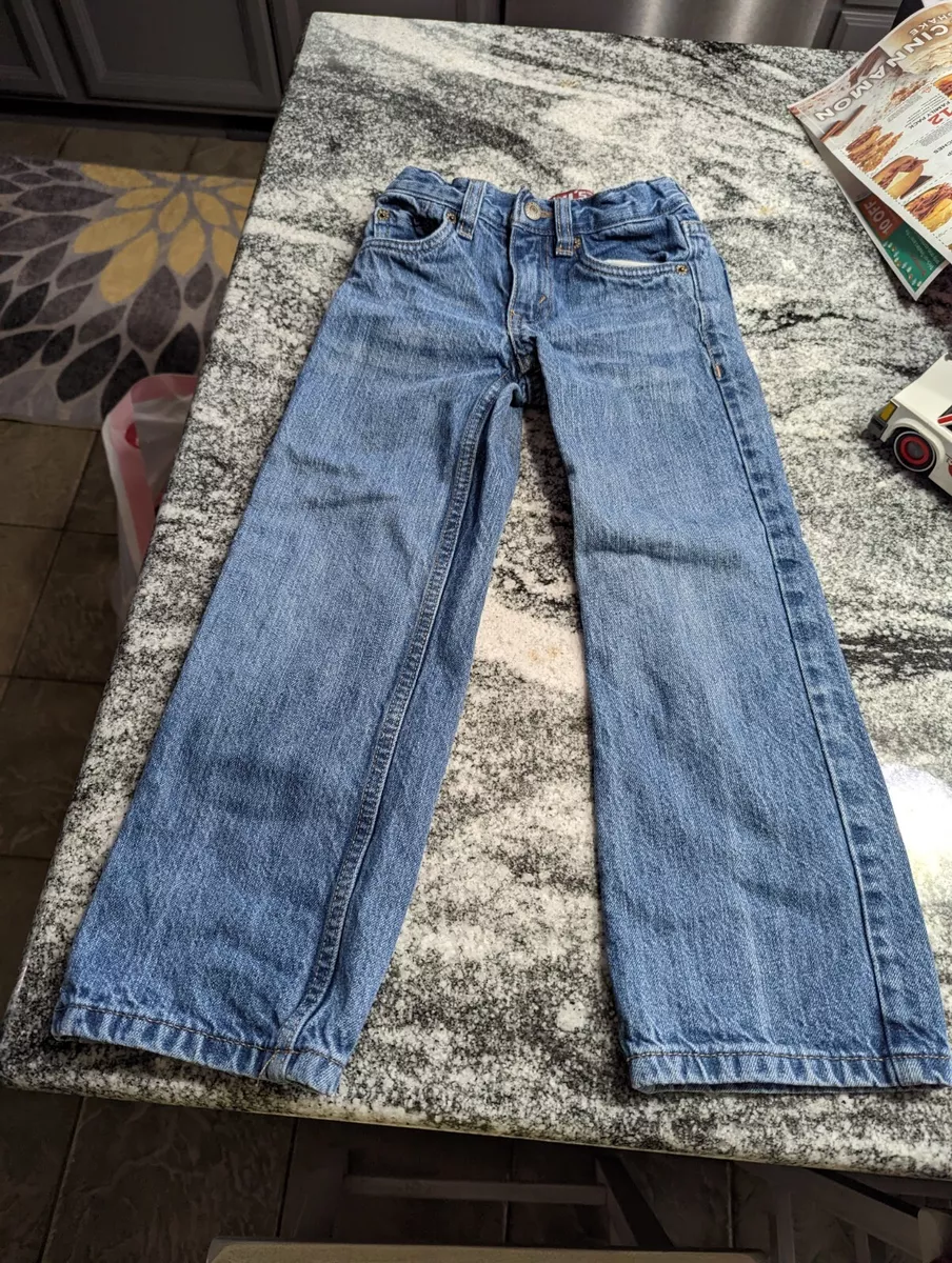 Levis Kids Boy&#039;s Fit Straight Leg Denim Jeans Size 6 Slim | eBay