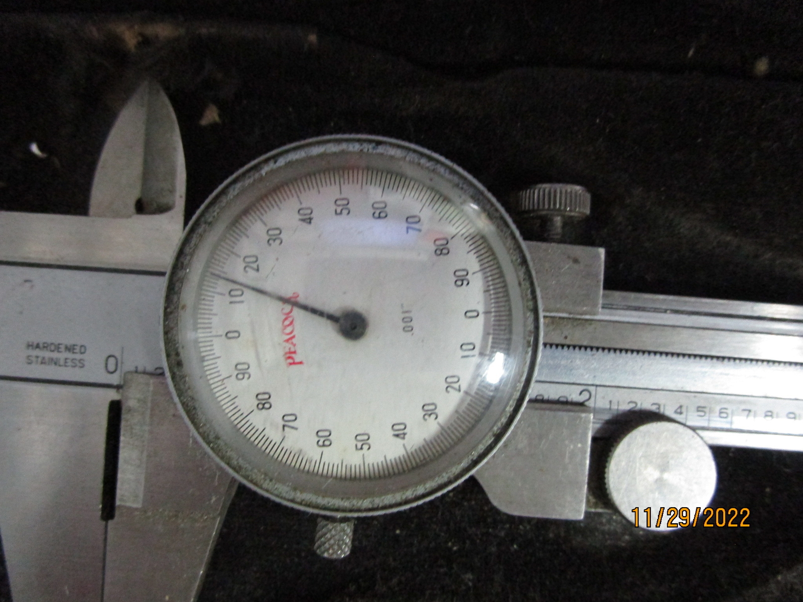 Peacock Dial Caliper with Case .001 Made in Japan eBay