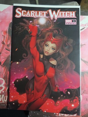 Scarlet Witch Annual #1 Comic R1C0 Exclusive Trade Variant 2023 - Wanda Maximoff