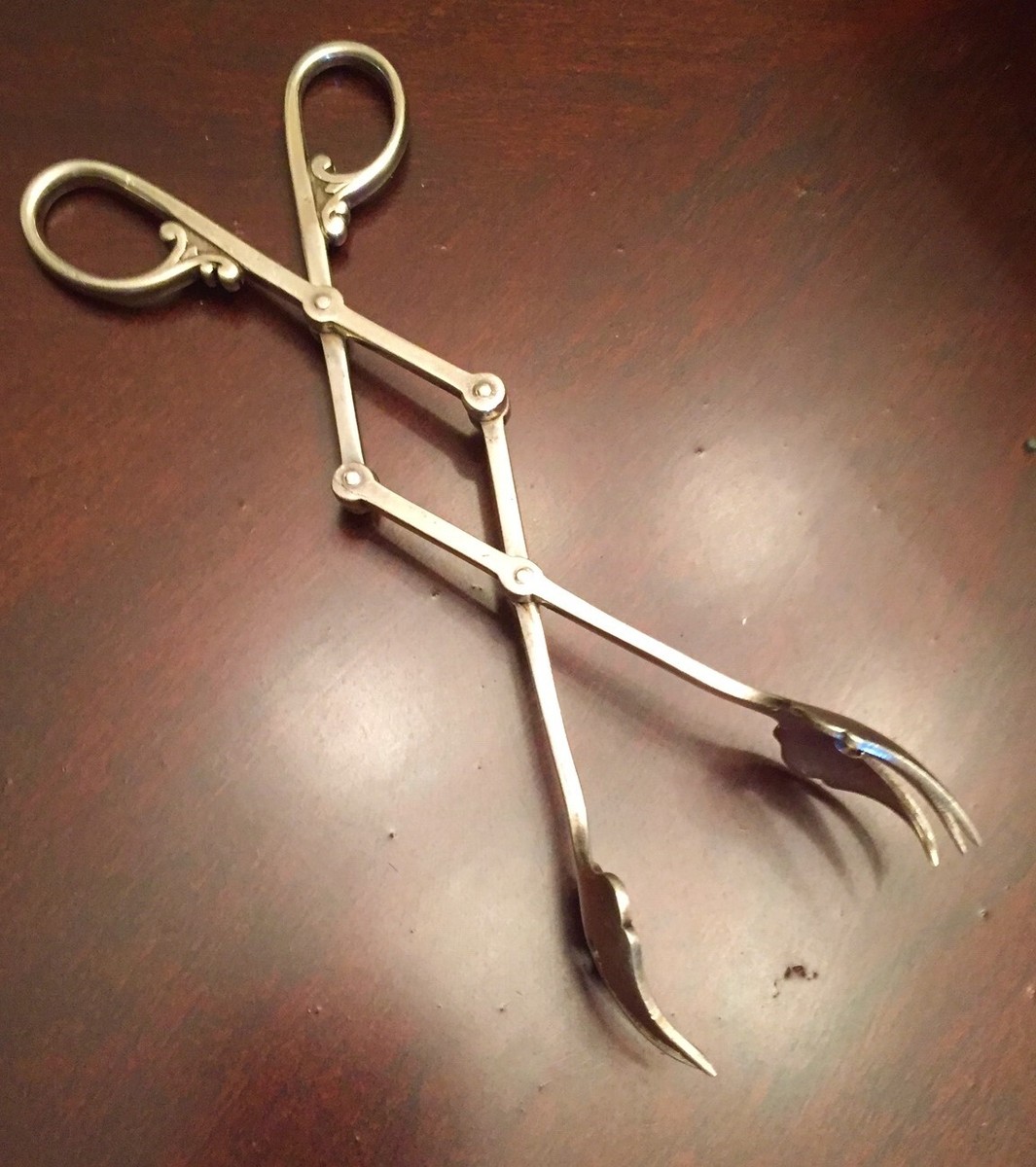 Antique Lebkuecher Cartier Type Sterling Silver Lazy Scissor