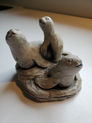 Glacial Ice Age Sculptures, Alaska Sealions
