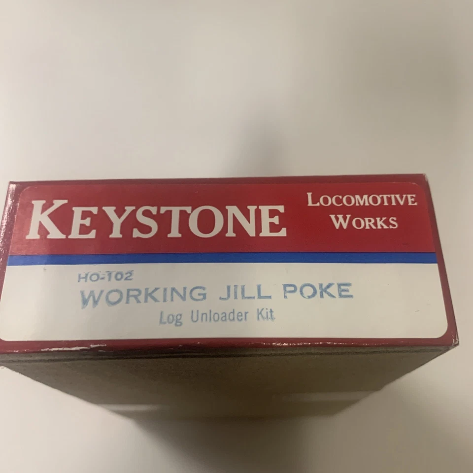 Kit de descarga de troncos Keystone Locomotive Works HO Craftsman HO-102 funcionando Jill Poke Foto 2 de 4