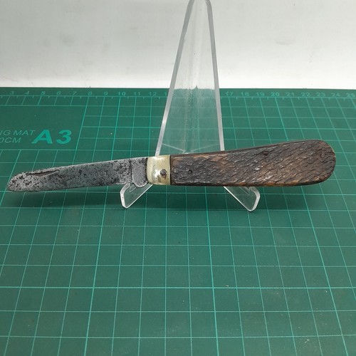 Navaja de Bolsillo Pie de Cordero Real De Colección Mango de Hueso Sheffield - Imagen 5 de 14