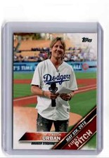 2016 Topps First Pitch Keith Urban Los Angeles Dodgers #FP-5