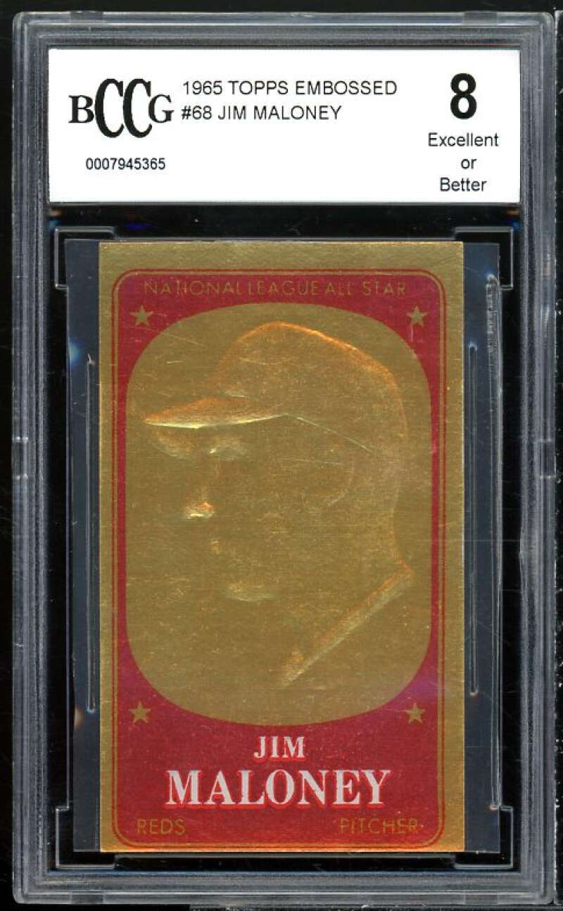 1965 Topps - Embossed Jim Maloney #68 for sale online | eBay