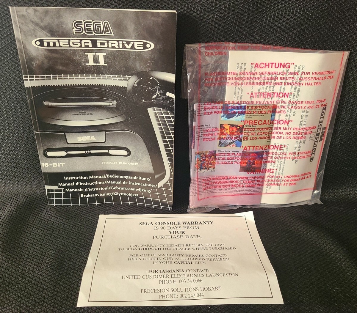 SEGA MEGA DRIVE　2　外箱の説明書あり SEGA MEGA DRIVE 2 外箱の説明書あり